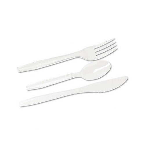 White Plastic Extra Heavy-weight Knives - 1 Box